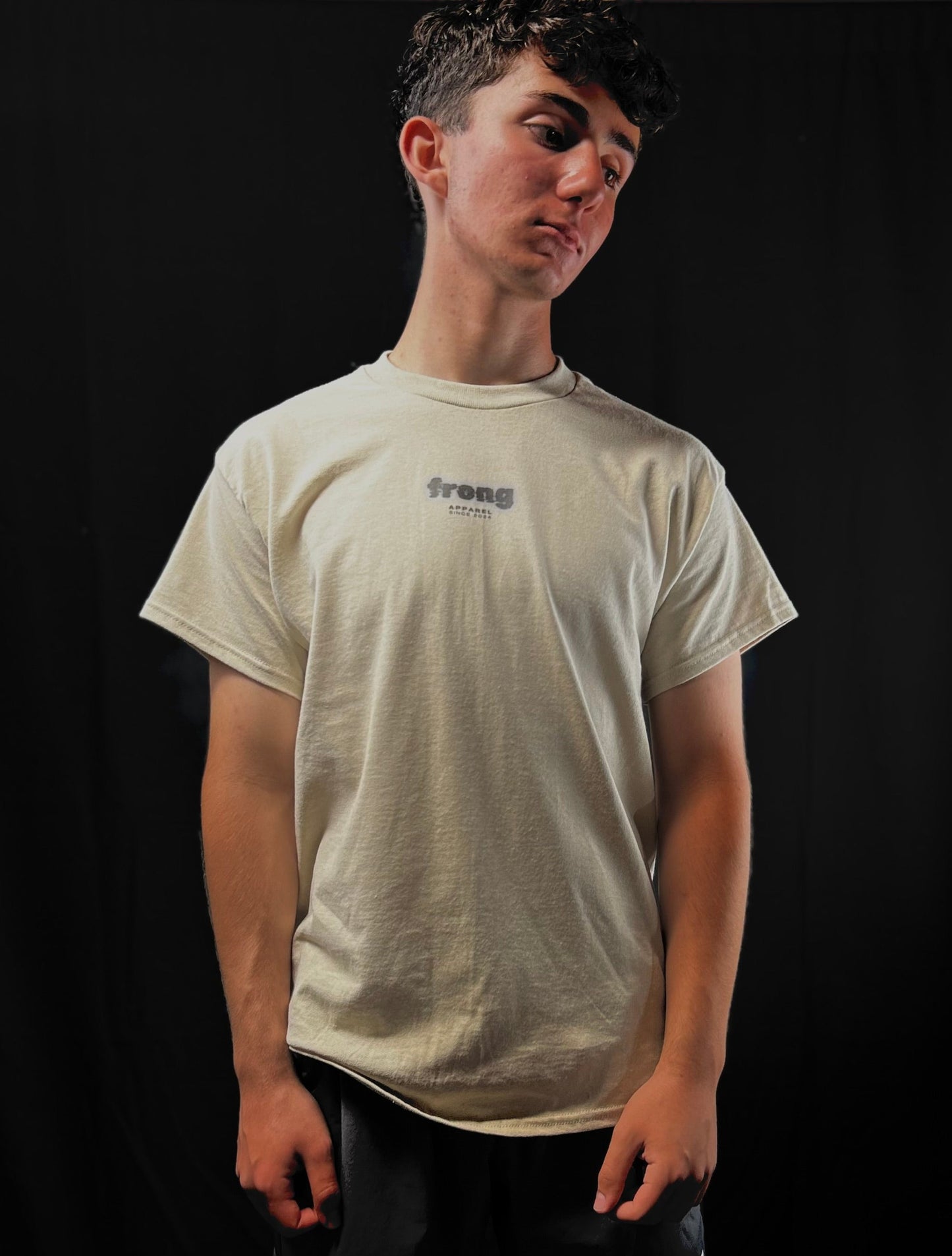 Frong Apparel Sand Colored Blur Tee